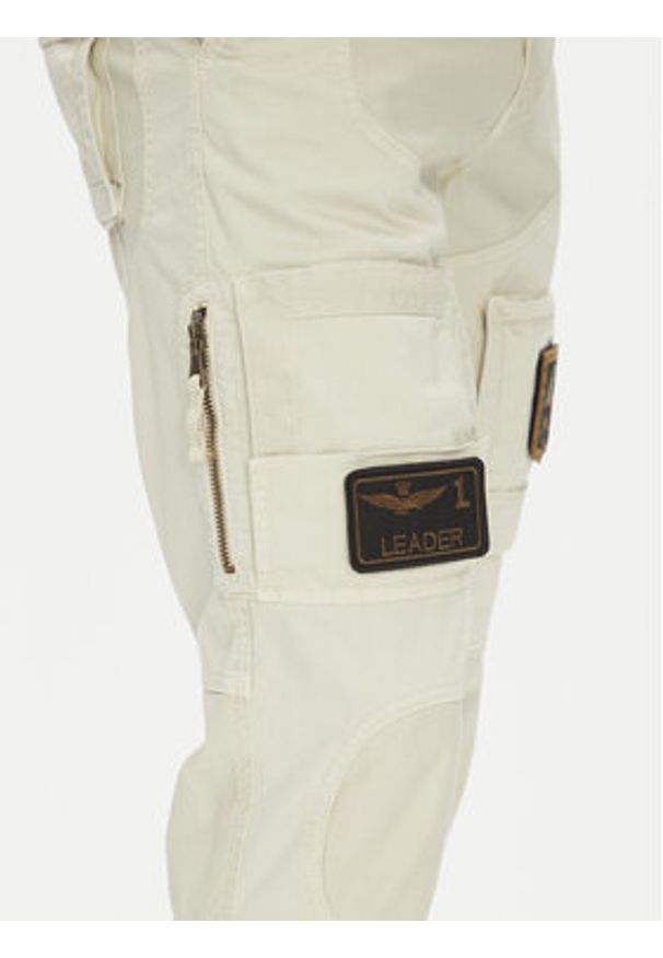 Aeronautica Militare Spodnie materiałowe 251PA1387CT1493 Beżowy Regular Fit. Kolor: beżowy. Materiał: bawełna