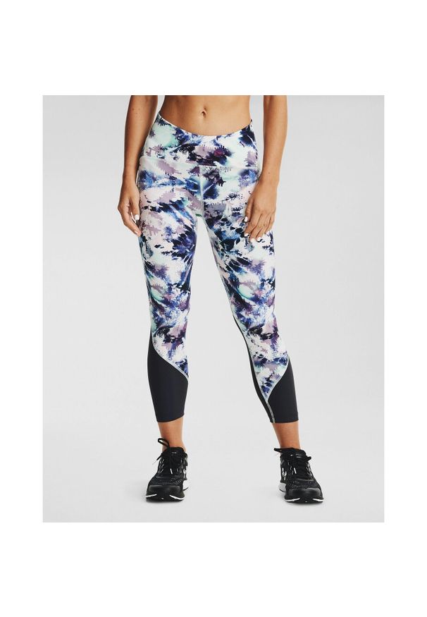 Legginsy damskie Under Armour Fly Fast HG Printed Crop. Kolor: wielokolorowy