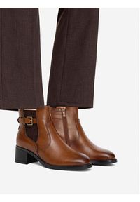 Clara Barson Botki CEO-RE21E838-27 Brązowy. Kolor: brązowy. Materiał: skóra, materiał #2