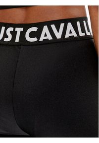 Just Cavalli Legginsy 76PAC100 Czarny Skinny Fit. Kolor: czarny. Materiał: syntetyk #3