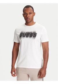 Guess T-Shirt Z5YI12 I3Z14 Biały Regular Fit. Kolor: biały. Materiał: bawełna