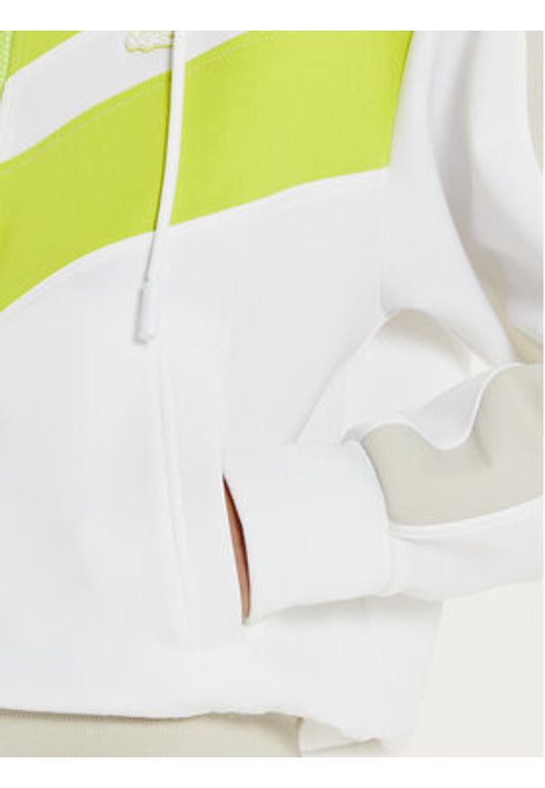 Lacoste Bluza SF2559 Biały Relaxed Fit. Kolor: biały. Materiał: syntetyk
