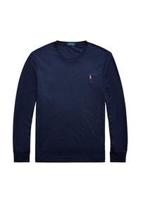 Polo Ralph Lauren Longsleeve 710760121 Granatowy Slim Fit. Typ kołnierza: polo. Kolor: niebieski. Materiał: bawełna. Długość rękawa: długi rękaw #8