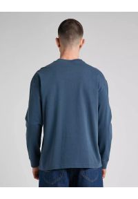 Lee - LEE LS CORE LOOSE TEE MĘSKI LONGSLEEVE KOSZULKA Z DŁUGIM RĘKAWEM LOGO MARINE L69RCO54. Długość rękawa: długi rękaw. Długość: długie. Styl: marine #3