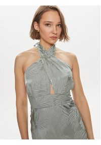 Guess Sukienka wieczorowa Sl Aubree W4GK60 WFDF0 Zielony Regular Fit. Kolor: zielony. Materiał: wiskoza. Styl: wizytowy