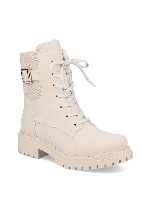 Trzewiki Rieker. Kolor: beżowy