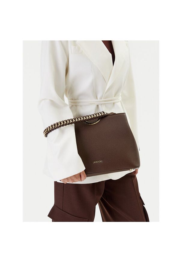 Torebka Lasocki. Kolor: brązowy
