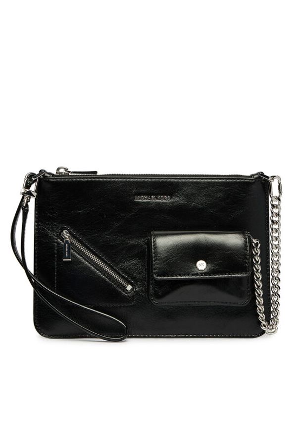 MICHAEL Michael Kors Torebka Jet Set 32S6SJ6F6L Czarny. Kolor: czarny. Materiał: skórzane