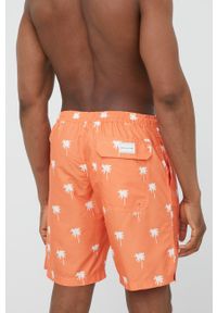 Tom Tailor szorty kąpielowe kolor pomarańczowy. Kolor: pomarańczowy. Materiał: tkanina, włókno, materiał #2