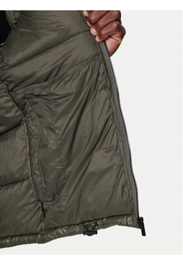 Karl Lagerfeld - KARL LAGERFELD Kurtka zimowa 505022554590 Zielony Regular Fit. Typ kołnierza: dekolt w karo. Kolor: zielony. Materiał: syntetyk. Sezon: zima