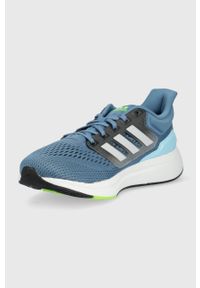 Adidas - adidas buty do biegania Eq21 Run. Zapięcie: sznurówki. Kolor: niebieski. Materiał: materiał, guma. Szerokość cholewki: normalna. Sport: bieganie #4