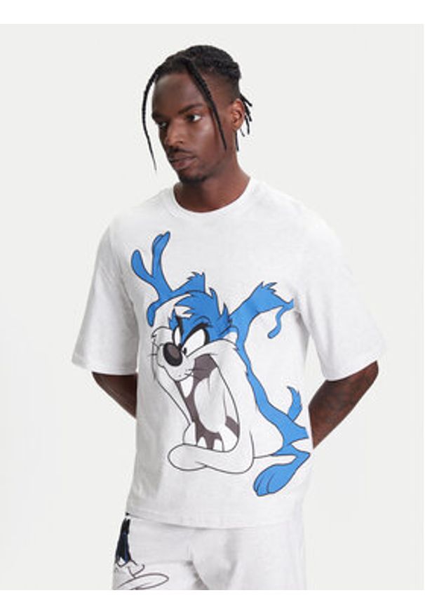 United Colors of Benetton - United Colors Of Benetton Piżama 30964P02V Szary Regular Fit. Kolor: szary. Materiał: bawełna