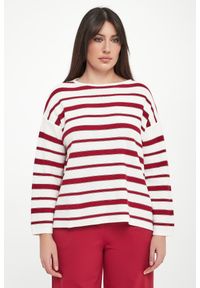 Sweter damski w paski Locusta MM. Wzór: paski #4