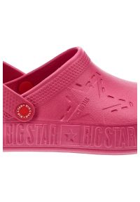 Big-Star - Różowe Klapki Big Star Wodoodporne Buty Damskie. Okazja: na plażę. Kolor: różowy. Wzór: aplikacja. Sezon: lato. Styl: sportowy, elegancki