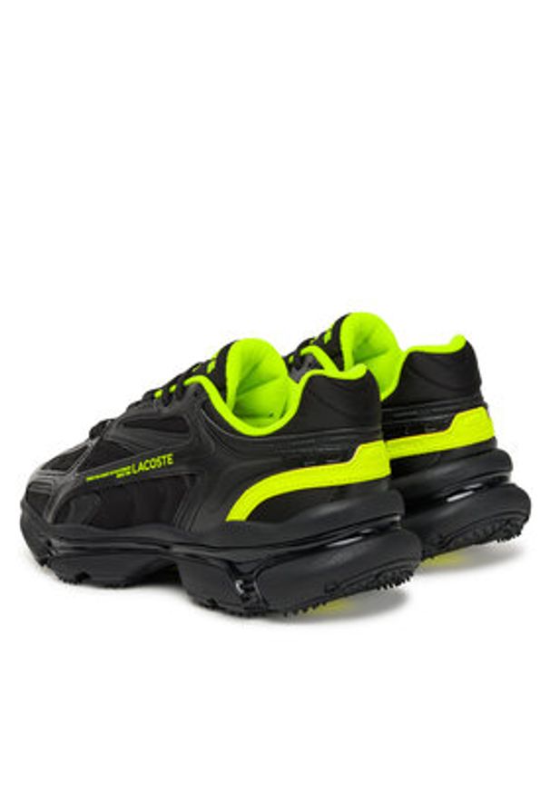 Lacoste Sneakersy L003 2K24 7-50SMA0110 Czarny. Kolor: czarny. Materiał: materiał