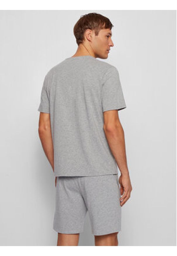 BOSS - Boss Koszulka piżamowa Identity RN 50442645 Szary Regular Fit. Kolor: szary. Materiał: bawełna