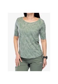 Koszulka bawełniana damska CMP Mless. Kolor: zielony. Materiał: bawełna. Sport: fitness #1