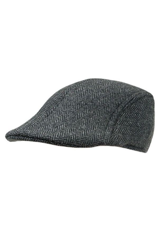 Szara czapka Pako Jeans jodełka, na jesień