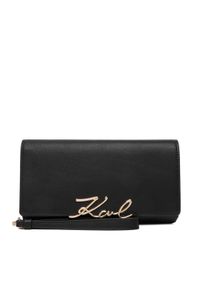 Karl Lagerfeld - KARL LAGERFELD Portfel B1W32033 Czarny. Kolor: czarny. Materiał: skóra #1