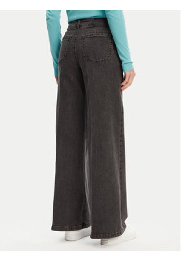 United Colors of Benetton - United Colors Of Benetton Jeansy 4TUT574X5 Szary Wide Leg. Kolor: szary