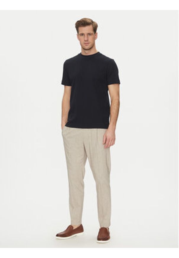 JOOP! T-Shirt 17 JJ-04Brandon 30044672 Granatowy Modern Fit. Kolor: niebieski. Materiał: bawełna