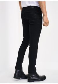 Ochnik - Spodnie męskie. Kolor: czarny. Materiał: bawełna. Styl: klasyczny #2