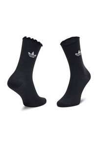 Adidas - adidas Zestaw 2 par wysokich skarpet unisex Ruffle Crw 2Pp HC9532 Czarny. Kolor: czarny. Materiał: materiał
