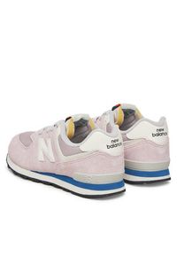 New Balance Sneakersy GC574VPK Różowy. Kolor: różowy. Materiał: skóra, zamsz. Model: New Balance 574 #5