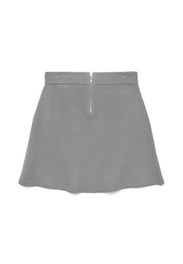 Vero Moda Spódnica mini Saba 10325944 Szary Regular Fit. Kolor: szary. Materiał: syntetyk