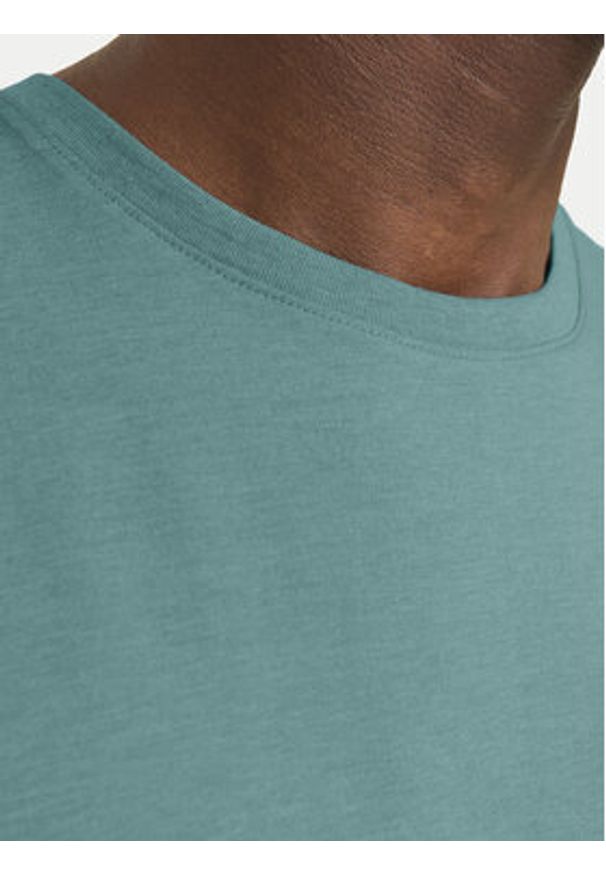 Jack & Jones T-Shirt Paulos 12245087 Turkusowy Regular Fit. Kolor: turkusowy. Materiał: bawełna