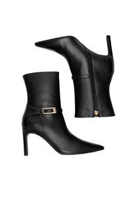 Gino Rossi Botki FLORIA-116035 Czarny. Kolor: czarny. Materiał: skóra #7