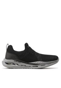 skechers - Skechers Sneakersy Denison 210431/BLK Czarny. Kolor: czarny. Materiał: materiał