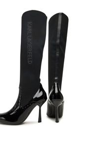 Karl Lagerfeld - KARL LAGERFELD Kozaki KL31373 Czarny. Kolor: czarny. Materiał: skóra #6