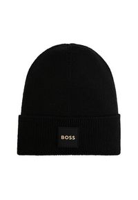 BOSS - Boss Czapka Furio 50482616 Czarny. Kolor: czarny. Materiał: materiał, akryl