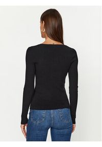 Vero Moda Sweter 10291120 Czarny Slim Fit. Kolor: czarny. Materiał: wiskoza