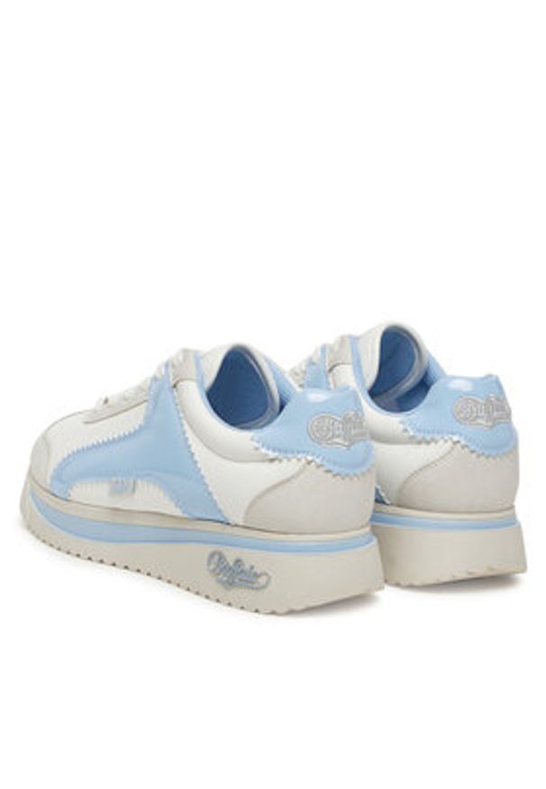 Buffalo Sneakersy Malibu 1636452 Écru. Materiał: skóra