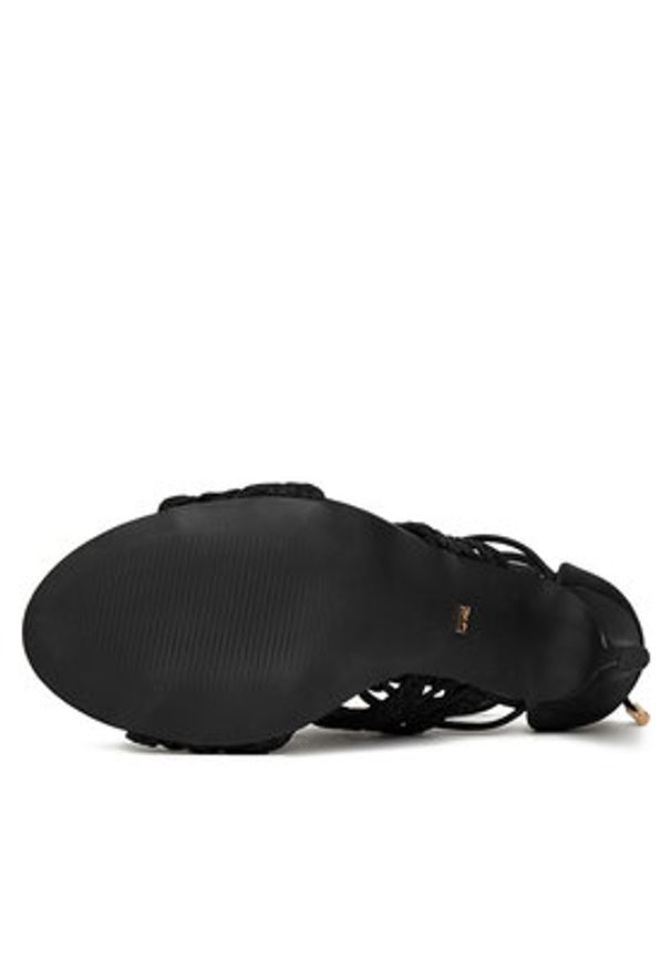 DeeZee Sandały LB8552-1 Czarny. Kolor: czarny. Materiał: materiał