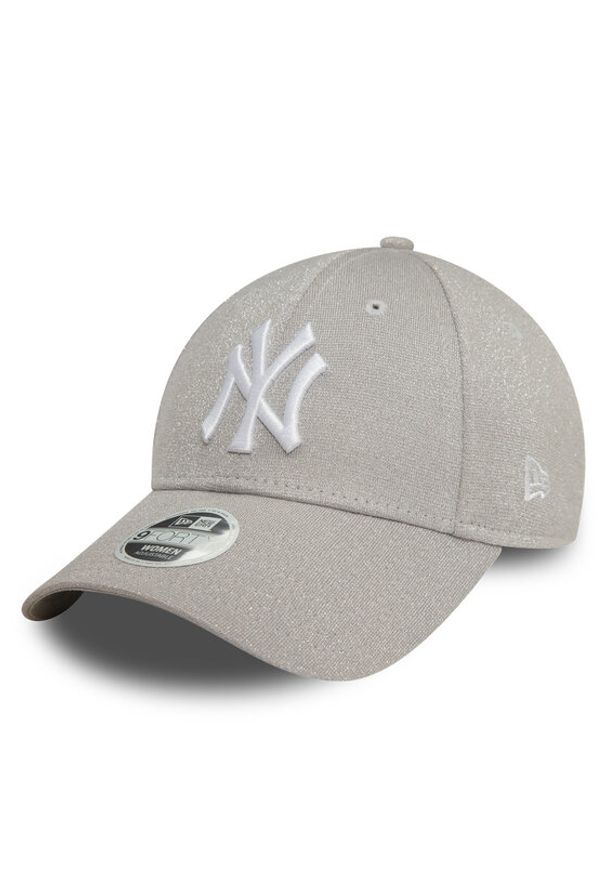 New Era Czapka z daszkiem Glitter New York Yankees 9FORTY 60580739 Szary. Kolor: szary. Materiał: materiał