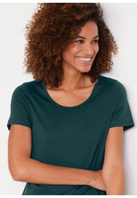 bonprix - Shirt sportowy, krótki rękaw. Kolor: niebieski. Długość rękawa: krótki rękaw. Długość: krótkie. Styl: sportowy #2