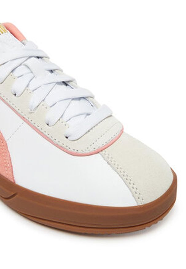 Puma Sneakersy Club Klassika 400364 04 Biały. Kolor: biały. Materiał: skóra