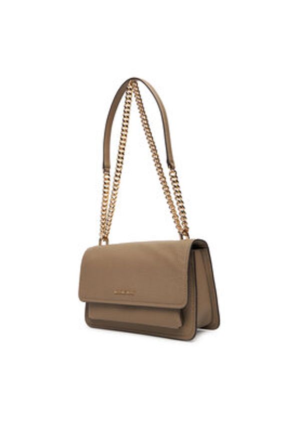 MICHAEL Michael Kors Torebka Claire 30T4GC7L3T Beżowy. Kolor: beżowy. Materiał: skórzane