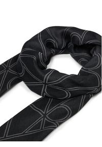 Calvin Klein Chusta Emblem Aop Contrast Lw Square Sc LV04F8077G Czarny. Kolor: czarny. Materiał: materiał #4