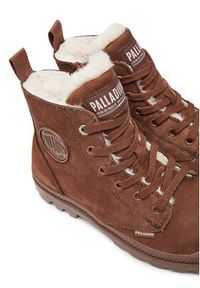 Palladium Trapery PAMPA HI ZIP WL 95982-292-M Brązowy. Kolor: brązowy. Materiał: nubuk, skóra #3