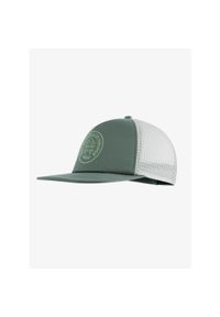 Czapka z daszkiem Rab Cirque Print Cap - sage/pewter. Kolor: zielony. Wzór: nadruk