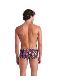 Szorty kąpielowe męskie Arena Donuts Low Waist. Kolor: czarny