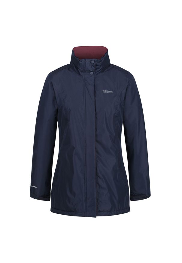 Regatta - Kurtka Ocieplana Damska Blanchet II Przeciwdeszczowa. Kolor: niebieski. Sport: turystyka piesza