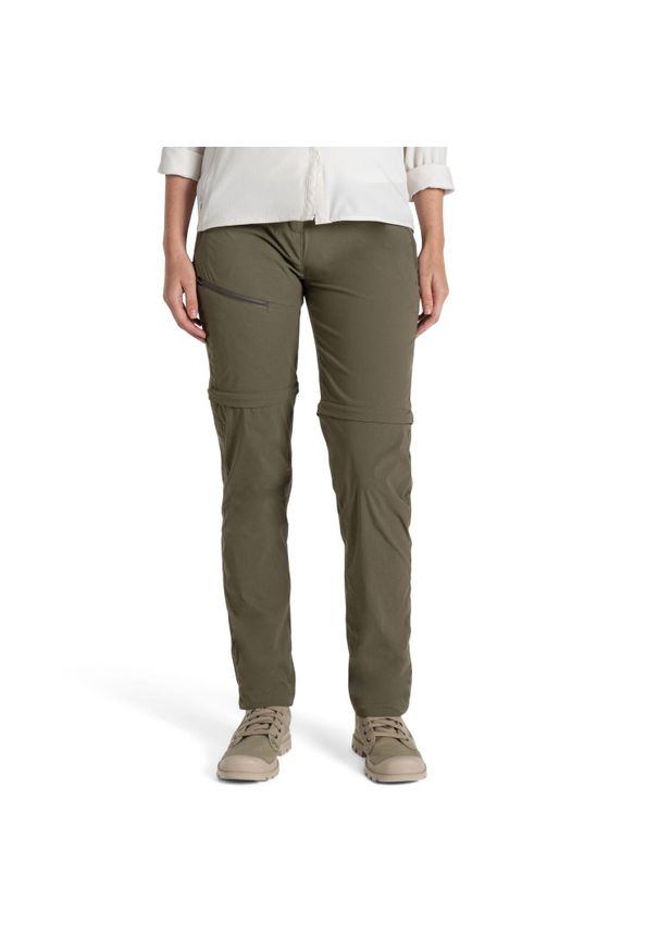 CRAGHOPPERS - Spodnie turystyczne damskie Craghoppers NosiLife Pro Convertible Trouser III. Kolor: biały