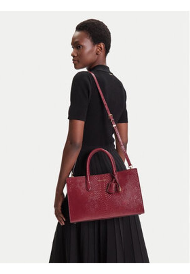MICHAEL Michael Kors Torebka Scarlett 30T5GETS2L Bordowy. Kolor: czerwony. Materiał: skórzane
