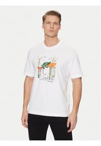 Jack & Jones - Jack&Jones T-Shirt Machester 12273549 Biały Relaxed Fit. Kolor: biały. Materiał: bawełna #1