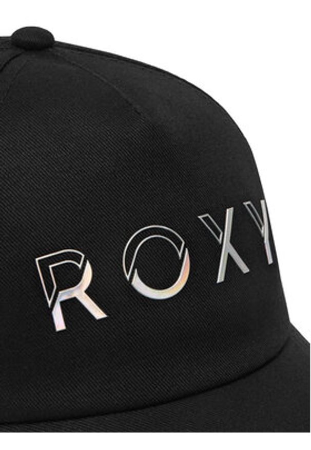 Roxy Czapka z daszkiem ROXY-ACCCS-19-SS2025 Czarny. Kolor: czarny. Materiał: bawełna, materiał